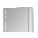 Горен PVC шкаф за баня с огледало Макена Парадайз 80х65х15см