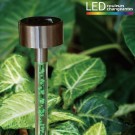 Соларна LED лампа за градина с акрилен стик SS-6151 метал