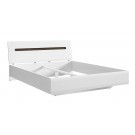 Легло Azteca 160x200 Бял гланц+Венге