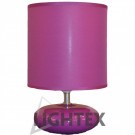 Настолна лампа Lightex Zumba керамика лилава Е14