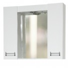 Горен шкаф за баня с огледало Макена Лагуна 