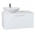 Долен шкаф за баня конзолен с умивалник Mакена Парадайз 80х55х45см