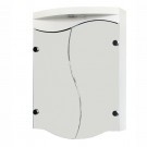 Горен PVC шкаф за баня с огледало Макена Тринити 