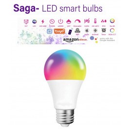 LED Smart крушка Vito Saga 10W A60 E27 RGB+W WiFi - PRAKTIS