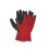 Работни ръкавици червено/черно