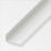 PVC профил ъглов бял 19.5х35.5 mm / 1m / 21688