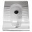Порцеланово клекало за външна тоалетна Matiz бяло 520х410х190мм