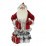 Декоративна фигура Дядо Коледа с червен кожух 61см