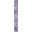 Стенни декоративни плочки фриз IJ Изола цветя 60x500мм лилави 