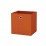 Кутия за съхранение оранжева 31x31см