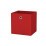 Кутия за съхранение червена 31x31см