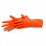 Домакински ръкавици Durakleen оранжев латекс размер L