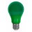 LED крушка UltraLux E27 6W зелена  
