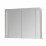 Горен PVC шкаф за баня с огледало Макена Ива