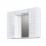 Горен PVC шкаф за баня с огледало Макена Хера
