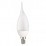 LED крушка Lightex Plastic WW B35 E14 5W 3000K матирана с извит връх