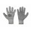 Работни памучни ръкавици топени в латекс сиви B-Wolf Grip Eco 600100 размер 10