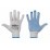 Плетени ръкавици с ПВЦ точки на дланта B-Wolf Kele размер 10
