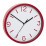 Безшумен стенен часовник TFA червен 20см