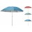 Плажен чадър със сребърно покритие Ø180 см / UPF 40+ / 170Т 