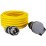 Удължител Commel AT N07V3V3-F 3х2.5мм2 IP44 жълт кабел 5м