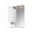 Горен PVC шкаф за баня с огледало и LED осветление Моника