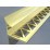 Алуминиева лайсна вътрешен ъгъл злато 10мм 2.5м