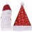 Коледна шапка със снежинки / полиестер AAF510720
