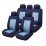 Калъфки за автомобилни седалки Blue Jeans за Air Bag 1/3-2/3  9 броя 