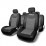 Kомплект калъфки за седалки Sparco 11 части / черно и сиво