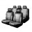 Комплект калъфи за автомобилни седалки Ro Group / 9 части