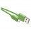 Кабел EMOS зелен USB/USB micro 1m   
