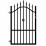 Врата за оградна система Darek лява 0.9 x 1,30 / 1,50м