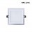 LED стъклен панел LEDMax AMHPS-2216 квадрат 12W 