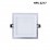 LED стъклен панел LEDMax AMHPS-2217 квадрат 18W 