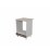 Кухненски долен шкаф за фурна за вграждане Модул 5 Венге / с термоплот