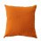Декоративна възглавница с цип и пълнеж оранжева 43х43см 