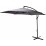 Градински чадър с механизъм Лале Dark Taupe 3м 