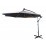 Градински чадър Banana Style с 8 LED ребра TLB017-300 Butternut 3м 