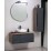 Комплект шкафове за баня - горен с огледало, долен с умивалник и колона 3001