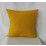 Декоративна възглавница с цип и пълнеж Жълта 43х43см