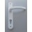 Секретна дръжка за алуминиева и PVC дограма 35/85мм бяла