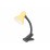 Настолна лампа с щипка EL 995 YL жълта Е27 28W