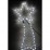 Коледна комета 100 бели LED лампички IP44 L30/H70см