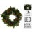 Коледен светещ венец 15 LED 40см