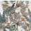 Стенни калибрирани декоративни плочки комплект Голди птици онда Бяла R 732x744мм