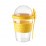 Чаша с капак и лъжичка за йогурт TZ-AP-9199 / 600 мл