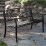 Метална паркова пейка My Garden Letkind-Bench-Flo-1 / 125x60x87см