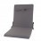 Възглавница за стол с цип хидрофобирана 90x43x4см сива
