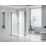 Квадратна душ кабина с плъзгащи врати без корито Cascada 70-80х70-80х190см прозрачно стъкло